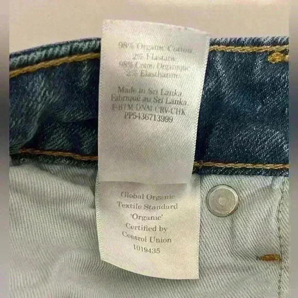 Everlane  the curvy cheeky crop , sz 28 - Picture 9 of 11